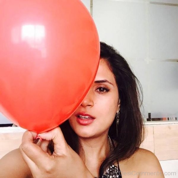 Richa Chadda With Balloon