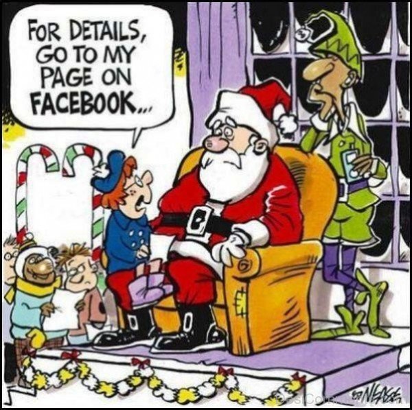 Santa Facebook