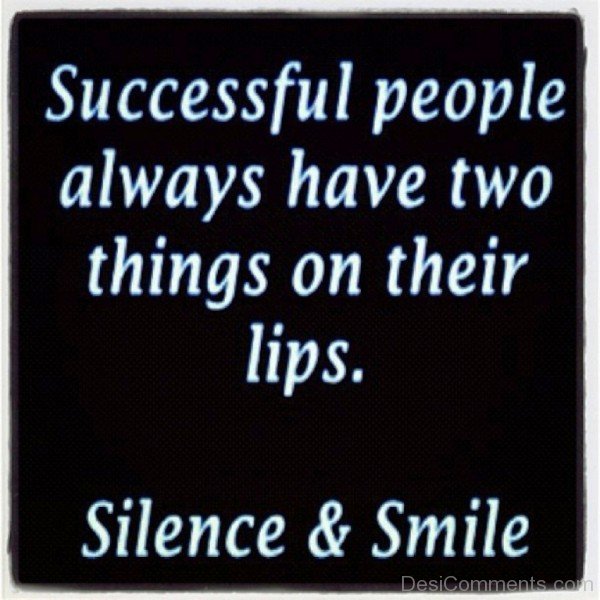 Silence And Smile