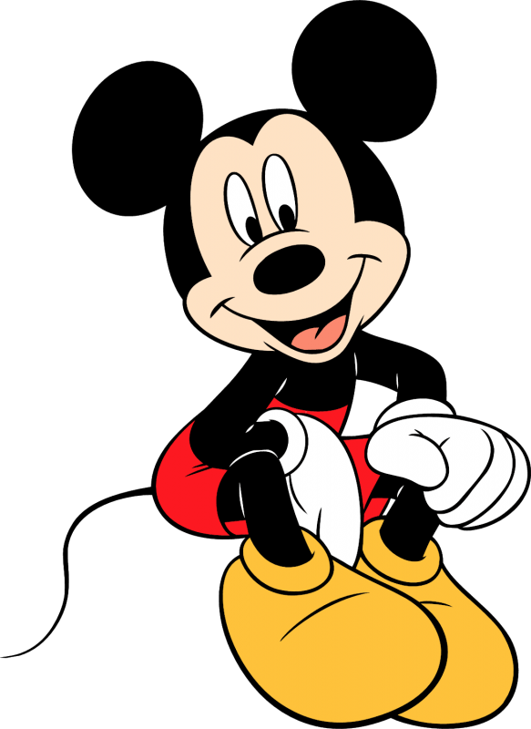 Sitting Image Of Micky Mouse