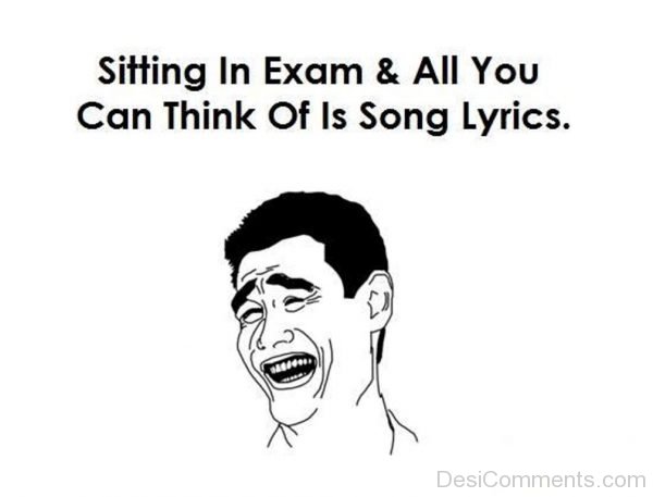 Sitting In Exam