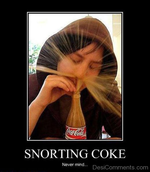 Snorting Coke