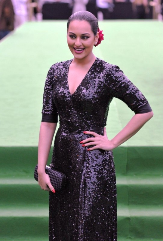 Sonakshi Sinha in Black Dress