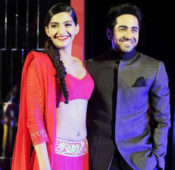 Sonam Kapoor With Ayushmann Khurrana