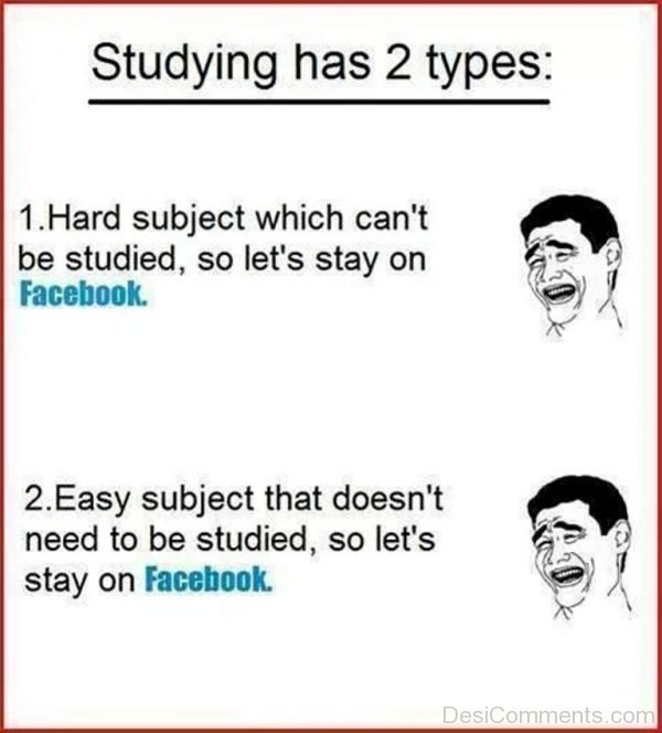 Studying Has Two Types