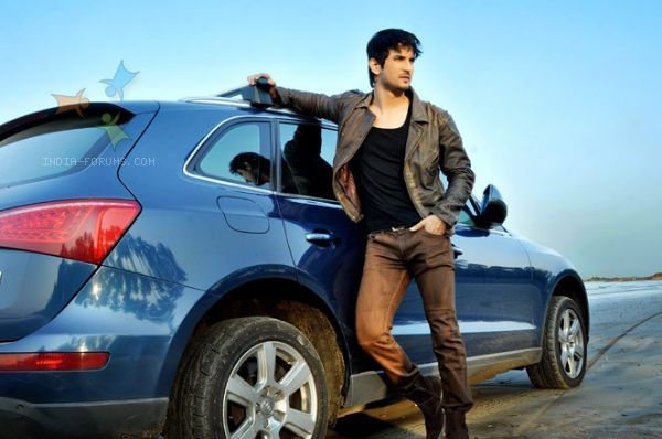 Sushant Singh Posing With Car