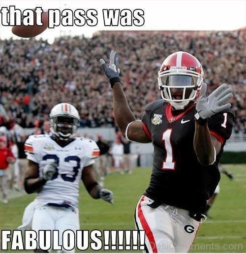 That Pass Was Fabulous