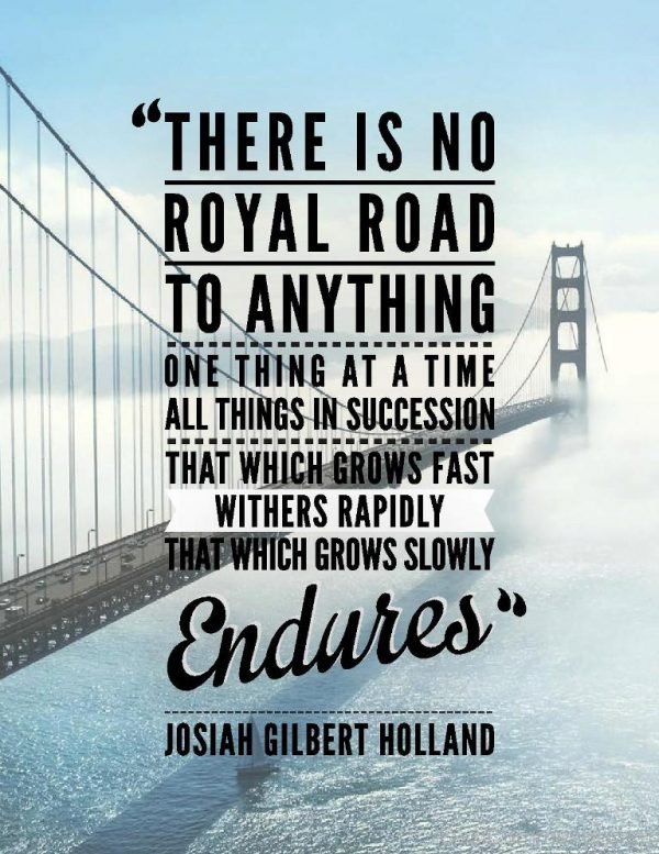 There Is No Royal Road