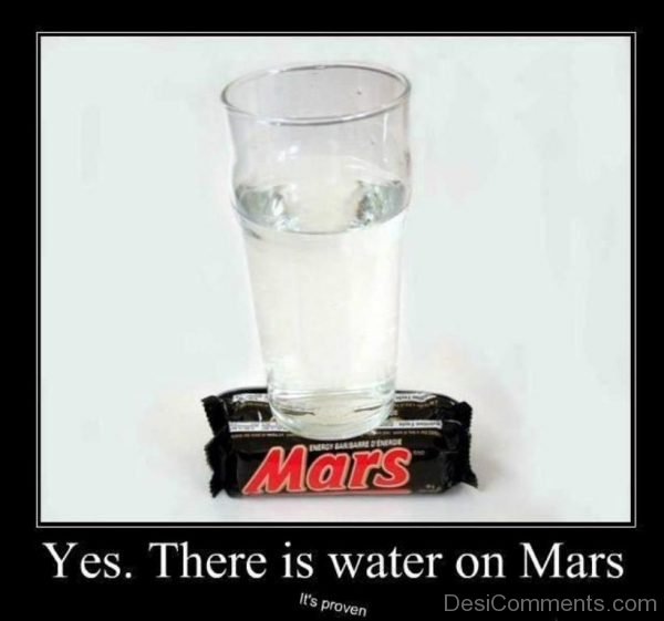 There Is Water On Mars