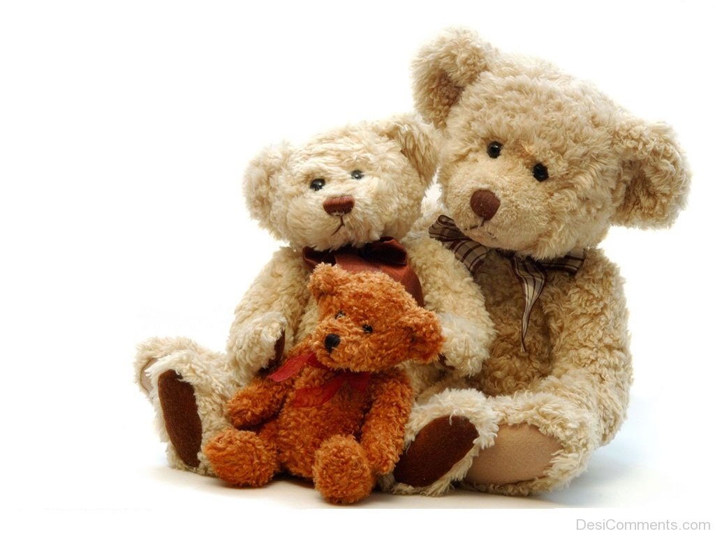 Three Teddy Bears - DesiComments.com