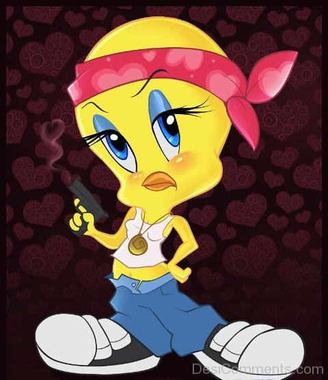 Tweety As Gangster