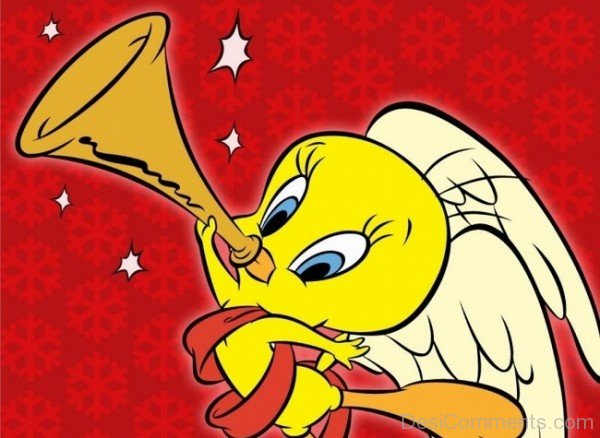 Tweety Holding Clarinet