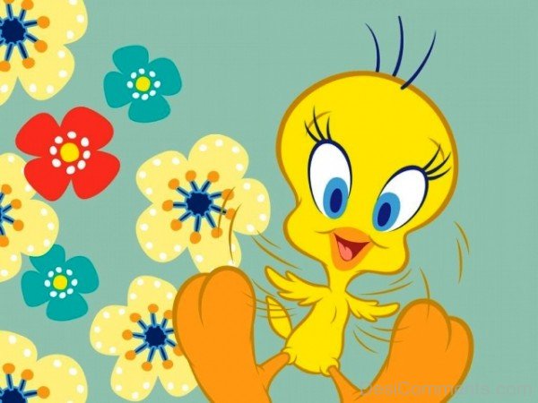 Tweety Looking Happy