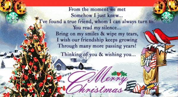 Wishing You Merry Christmas