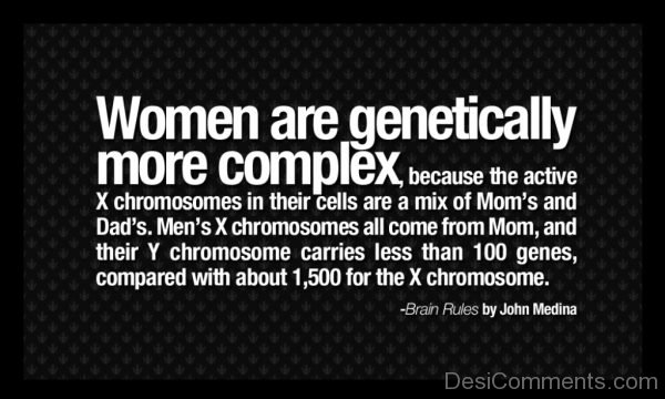 Women Are Genetically More Complex