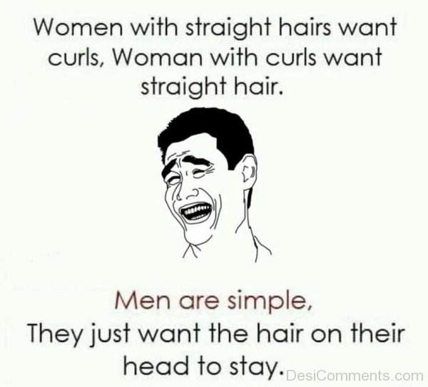 Women With Straight Hairs Want Curls