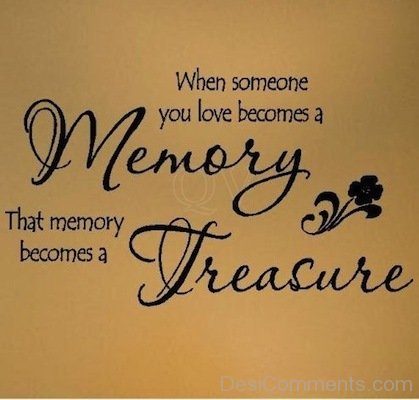 You Love Becomes A Memory